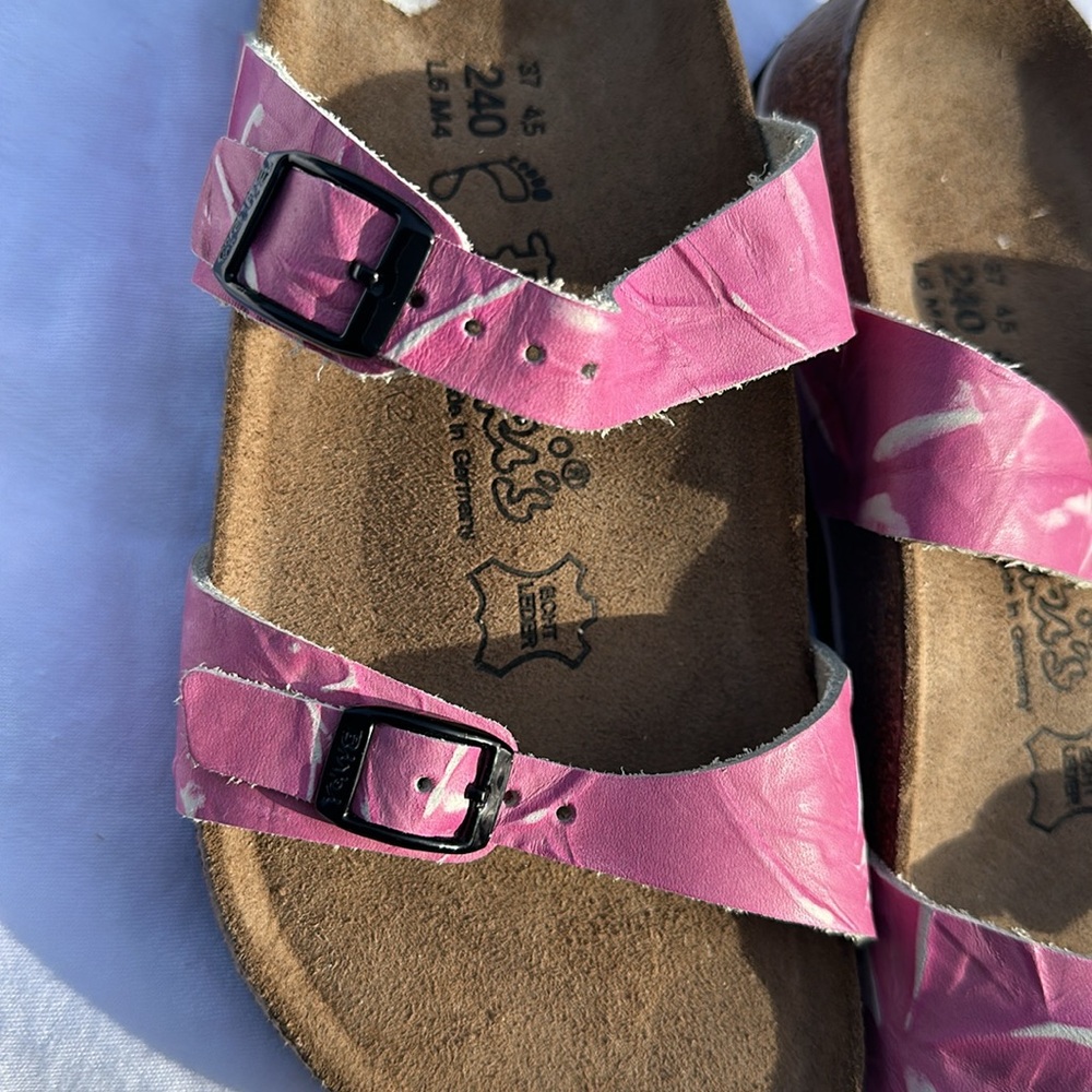 Birkis pink and white double strap NWOT - Picture 9 of 10